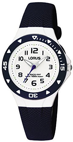 Lorus by Seiko RRX43CX9 Blue Plastic Children's Watch Backlight