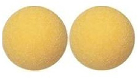 Tornado Official Foosballs Tournament Balls Commercial Quality - Play Like The Pros (2 Balls, Yellow)