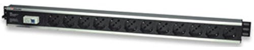 Multipresa verticale per armadi rack 12 posti con magnetotermico