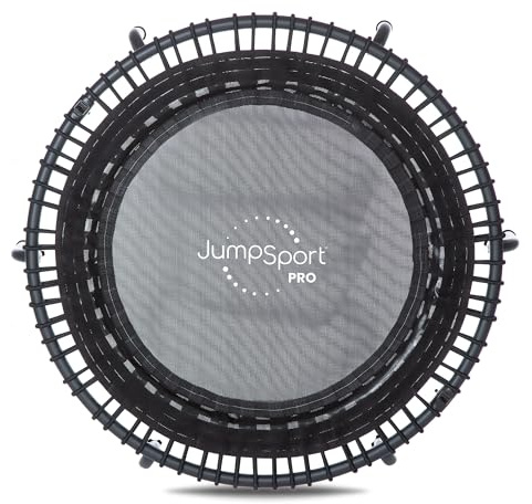 JumpSport 44 Fitness Trampoline Workout Rebounder, Adjustable Bounce, Model 550f/570 PRO