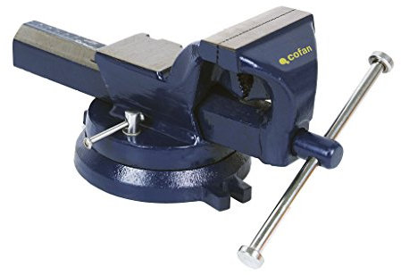 Cofan Morsa da banco parallela e girevole | Realizzata in acciaio forgiato | Ganasce da 10, 15 e 20 cm | Cofan 09518003