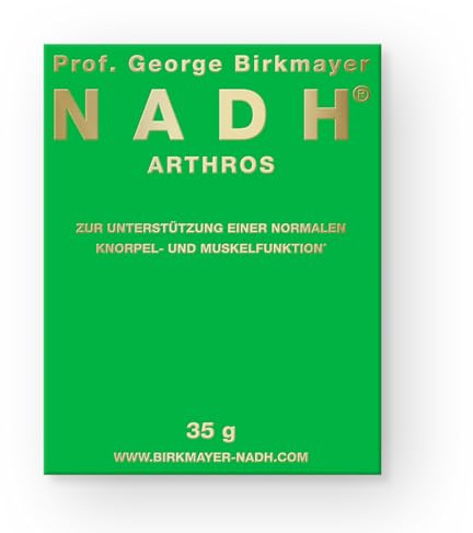 Prof. George Birkmayer NADH ARTHROS, hochdosiert, 60mg NADH-Tagesdosis, Kapsel, Supplement, 60 Kapseln