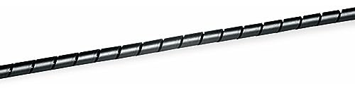 HellermannTyton - Frette spiralée PE Couleur Noire Diamètre 9 mm