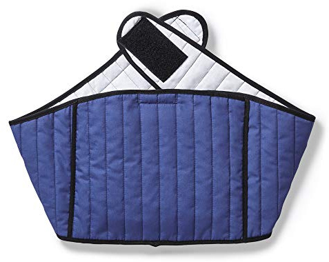 Hotties Soothing Backwrap Microwaveable Heat Wrap For The Relief Of Lower Back Pain - Blue