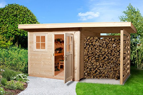 Weka Gartenhaus 170 Größe 2 mit Schleppdach