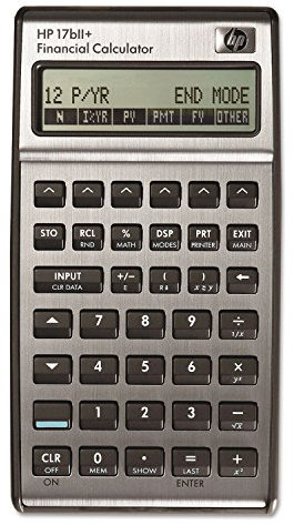 Hewlett Packard HP17bii+ Finanzmathematischer Taschenrechner