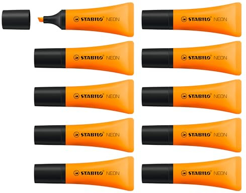 STABILO - Textmarker - NEON - 10er Pack - orange