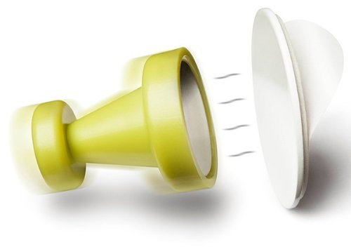 Magnosphere Starke Magnethaken mit sk/Metallscheiben 8 v/Farben, Ø 2,5 cm - 3er Pack - idealer Helfer für Küche, Bad und Büro, Farbe:weiß