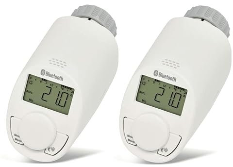 2er Pack Heizkörper-Thermostatkopf mit Bluetooth – eQ-3