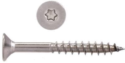 Edelstahl-Schrauben 5x60 mm Torx 100 Stück