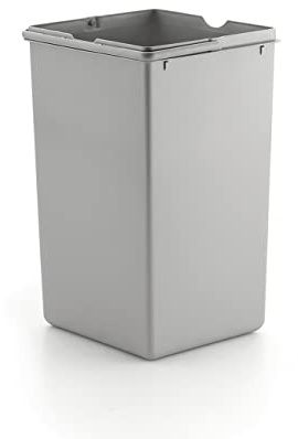 Naber Ersatzeimer, alu grau (15 Liter). Ersatzeimer.