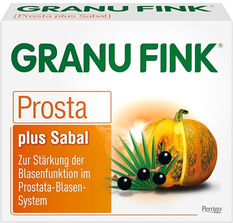 GRANU FINK Prosta plus Sabal - Stärkung Prostata-Blasen-System - 120 Kps. | Pflanzliche Prostata-Kapseln mit Uromedic Kürbis & Sägepalme zur Stärkung der Blasenfunktion & Reduktion von Harndrang