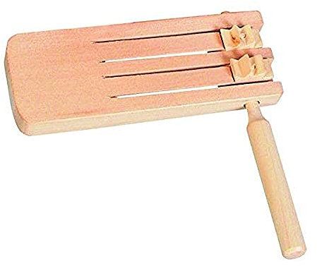 Goki 61891 Crécelle Double Bran, Braun