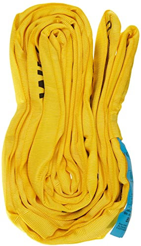 Braun 30051RS Rundschlinge 3000 kg Tragkraft, 5 m Umfang, endlos mit Polyesterkern, gelb