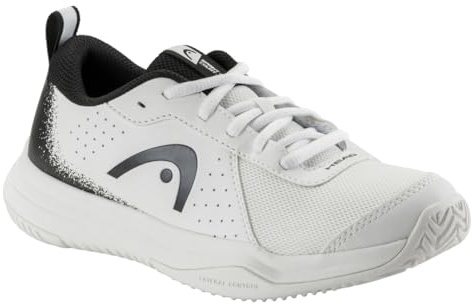HEAD Youth Sprint Court 4.0 Junior Scarpe da tennis unisex, bianco/nero, EU 36