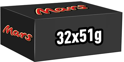 MARS - Barres Chocolat au Lait, Nougat & Caramel - Grand format - 32 x 51g