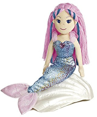 Aurora World 33068 - Sea Sparkles - Meerjungfrau Nixie 18In, 46 cm
