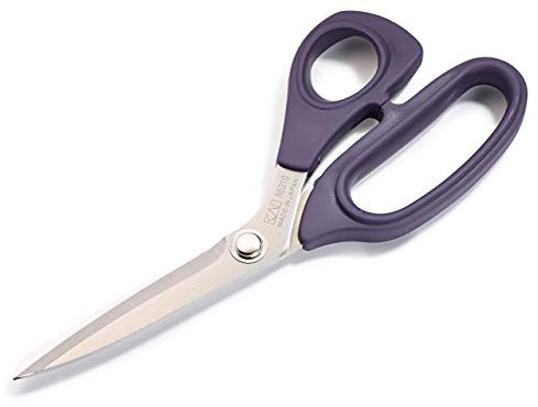 Prym 611512 8 Professional Schneiderschere | Stoffschere 21 cm aus Edelstahl mit ergonomischem Soft-Griff | Präzises Schneiden von feinen & festen Stoffen | Lila | Für Rechts- & Linkshänder