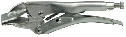 Dönges Breitmaul-Gripzange, Länge 180 mm, Spannweite 45 mm, Breite 80 (Gripzange Klemmzange Klemmgrippzange Klemm-Gripzange), besonders geeignet zum Biegen von dünnen und weichen Blechen