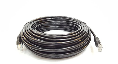 Cable Sourcing - 20m (66 ft) CAT5e Cable, Outdoor External Ethernet Cable, 100% Solid Copper, Network Cable, LAN, Router, WiFi 6, CCTV, 1000mb (Gigabit), RJ45 Plugs
