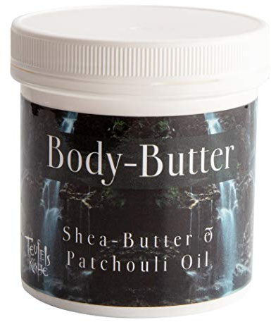 Original Teufelsküche Patchouly Body Butter – Reichhaltige Vintage-Körperpflege mit Shea & Patchouli (250 ml)