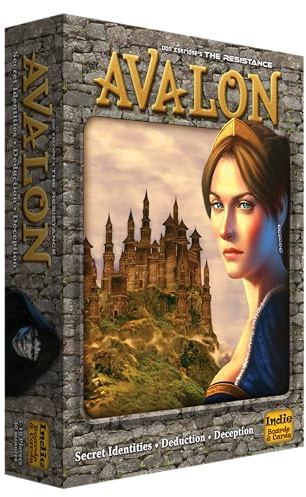 The Resistance: Avalon by Indie Boards & Cards | Social Deduction Game of Hidden Roles, Bluffing & Loyalty | 5–10 Players | Ages 13+ | Fast Tense Gameplay