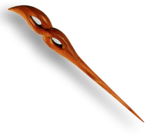 ISLAND PIERCINGS Haarnadel Handarbeit aus Holz HN186
