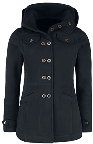 RED by EMP Mujer Chaqueta negra de transición de tejido sudadera L