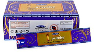 Satya Natural Räucherstäbchen, Lavendel, 15 g, Special 12 Stück