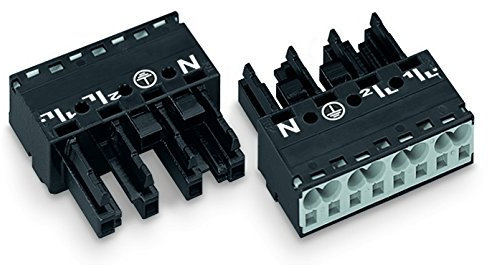 Wago 770-204 4P Nero morsettiera