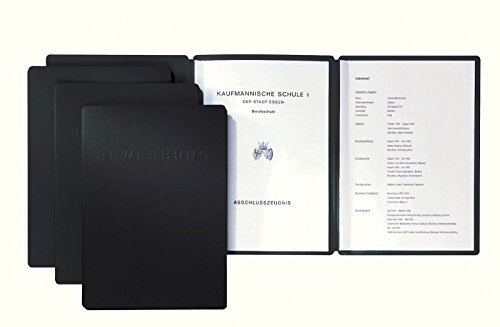 Pagna Bewerbungsmappe Supreme 3-teilig, aus satiniertem Premium-Karton