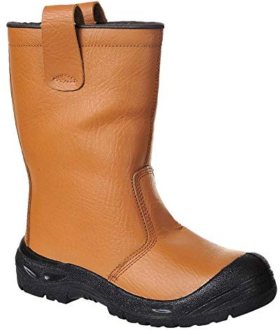Portwest Steelite Rigger, Sicherheitsstiefel mit Überkappe S3 CI, Größe: 45, Farbe: Tan, FW29TAR45