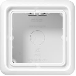 Jung CD581AWW Aufputz-Kappe mit Rahmen 1-Fach
