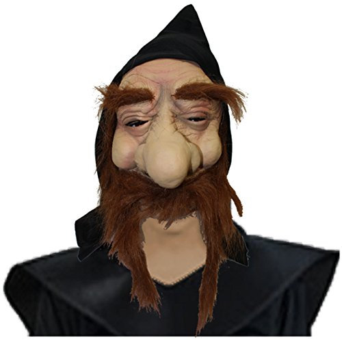Spassprofi Maske Zauberer Magier Hexer alter Mann Merlin