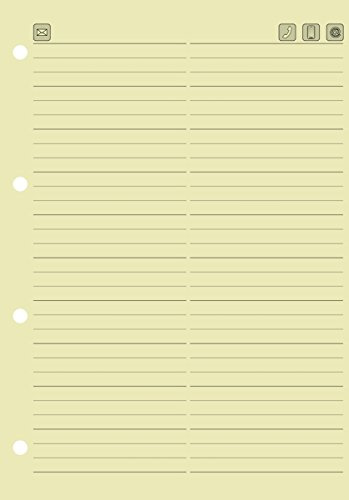 Brunnen 1064347 Einlage für Tasten-Telefonregister, 149 x 212 mm, chamois