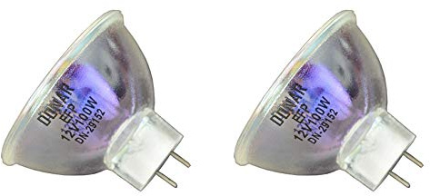 2pcs EFP 12V 100W Bulb Compatible with Chinon SP-350 SP-330 S-350 DS-300 7000MV 7500MV 7800M 9500MV Twin Track Auto 300 C200 C300 Sound 8 SS-1000 Chroma-Pro