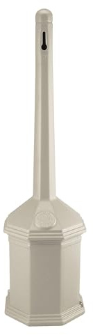 Commercial Zone 710302 Smoker's Outpost Site Saver Cigarette Receptacle, Beige