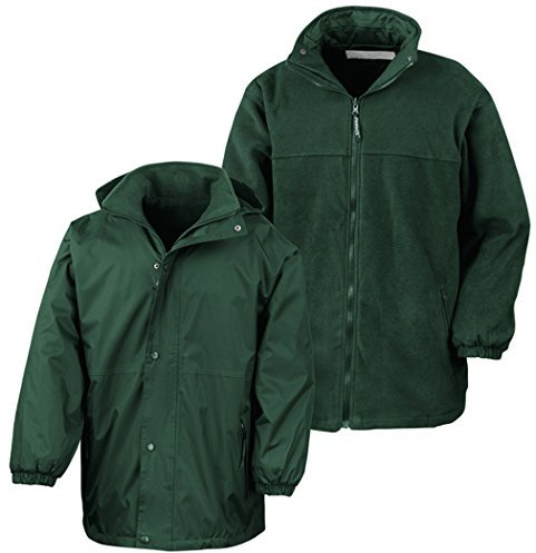Result Reversible Storm Stuff Fleece Jacket, Bottle Green/Bottle Green, X-Large