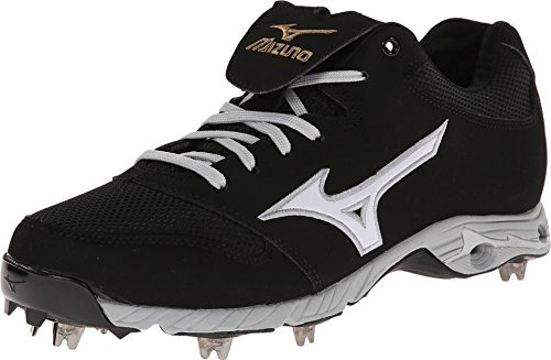 Mizuno Herren Advanced Pro Elite Baseball Cleat, Schwarz/Weiß, 50 EU