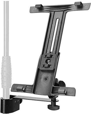 Pronomic Adaptateur Support pour iPad (Plastique Robuste, Inclinaison 180°, Fixation sur Bras de Micro)