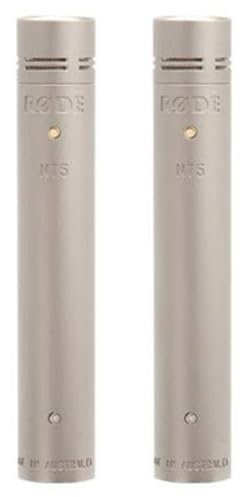RØDE NT5 Matched Pair Hochwertiges ½-Zoll-Kleinmembran-Kondensatormikrofon (abgestimmtes Paar) für Musikproduktion und Instrumentenaufnahmen