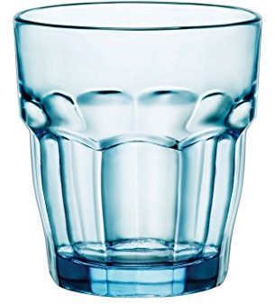 Bormioli Rocco Rock Bar Vasos, Azul, 6 Unidad (Paquete de 1), 6