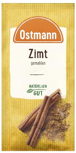 Ostmann Gewürze - Zimt gemahlen | 20 g im Beutel | Für Süßspeisen, Gebäck sowie eingelegtes Gemüse