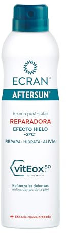 Ecran - Aftersun Bruma Post Solar Reparadora Efecto Hielo, Hidrata, Alivia y Repara, Textura Ligera y Rápida Absorción, Fórmula con VitEox 80-250 ml