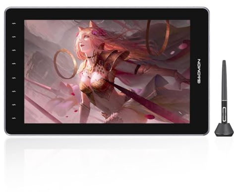 GAOMON PD1610 Tableta Gráfica de Dibujo con Pantalla de 2.5K QHD 120% sRGB de Laminación Completa, Soporte de Función de Inclinación, para Windows, Mac, Android