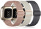 Oielai 3 Stück Armband Kompatibel mit Fitbit Versa 3 Armband/Fitbit Versa 4 Armband/Fitbit Sense 2 Armband/Sense Armband Damen Herren, Weich Elastisch Nylon Sport Ersatzband für Versa 4/Versa 3/Sense
