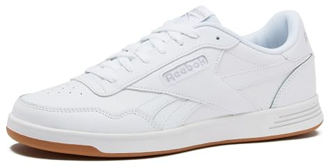 Reebok Court Advance Womens Sneakers - Casual Fashion White Sneakers for Women, Tennis Women's Shoes Size 5 to 11, FFP- Footwear White/Cold Grey 2/Reebok Gum, 7