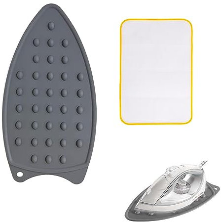 Pad in Ferro Resistente al Calore, Panno da Stiro, Tappetino in Silicone per Ferro, Panno Stiro Antilucido, per L'isolamento Termico