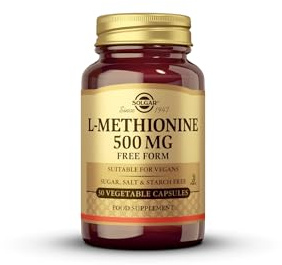 Solgar L-Methionine 500mg - 30 Capsules