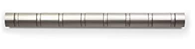 Umbra Flip 8 Garderobenhaken – Moderne, Schlichte und Platzsparende Garderobenleiste mit 8 Beweglichen Haken für Jacken, Mäntel, Schals, Handtaschen und Mehr, Nickel